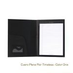 Porta Carpeta A4 de Cuero Box color Moro
