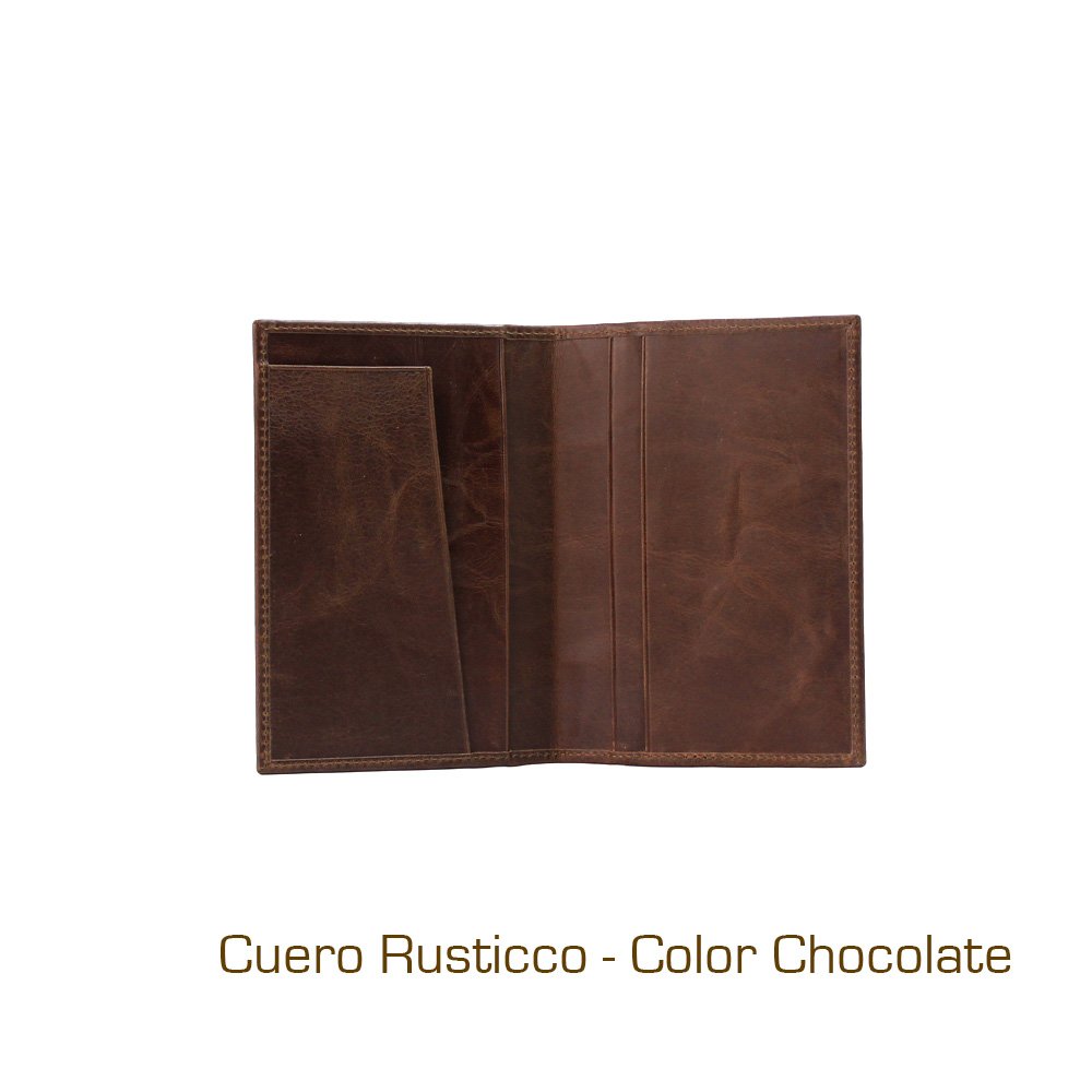 funda de pasaporte deluxe cuero vacuno