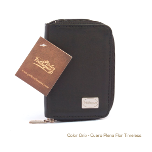 Monedero para Dama con 2 Divisiones color Negro