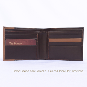 Billetera Tarjetero de Cuero Vacuno RFID