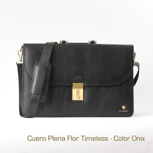 Maletín Ejecutivo de Cuero Negro