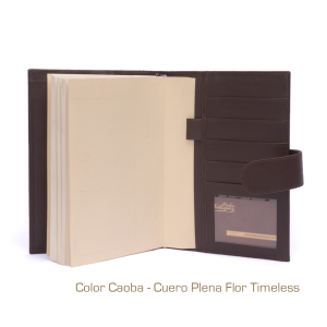 Funda de Agenda Ejecutiva Deluxe de Cuero Vacuno
