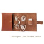 Porta Cable de Cuero Vacuno