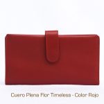 Billetera de Dama de Cuero Modelo Rústico RFID