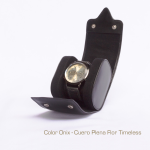 Porta Reloj Personal de Cuero Vacuno