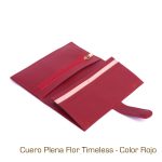 Billetera de Dama Dos Cuerpos de Cuero Vacuno RFID