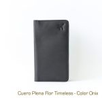 Porta Pasaporte VIP de Cuero Vacuno color Moro