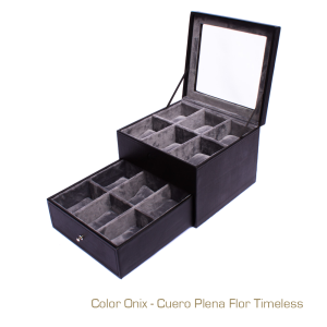 Porta Reloj Mediano de Cuero Vacuno