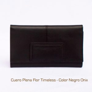 Billetera Clásica de Dama de Cuero Vacuno RFID