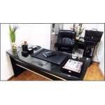 Set de Escritorio Morgan de Cuero Vacuno