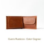 Billetera con ID y Monedero de Cuero Vacuno RFID