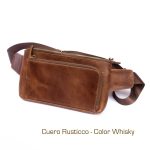 Canguro Cowboy de Cuero Rústico