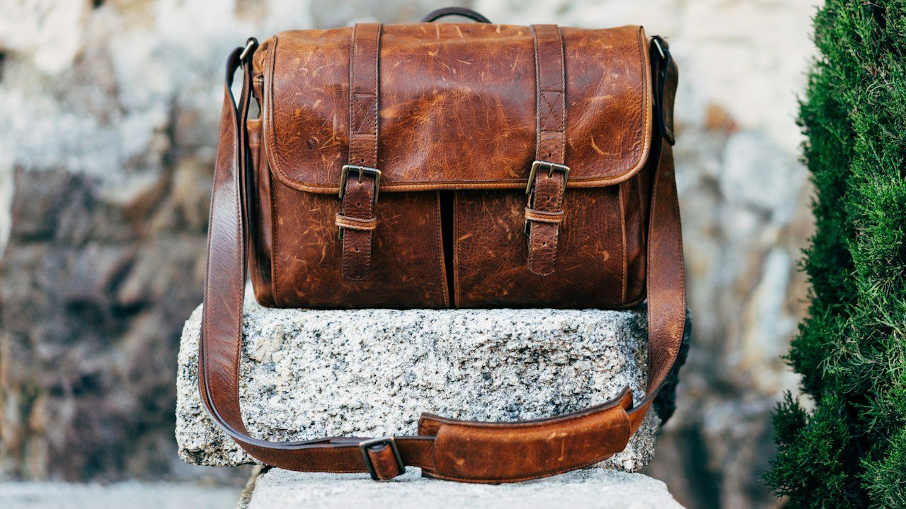 Bolso de cuero para cuidado y mantenimiento de artículos de cuero