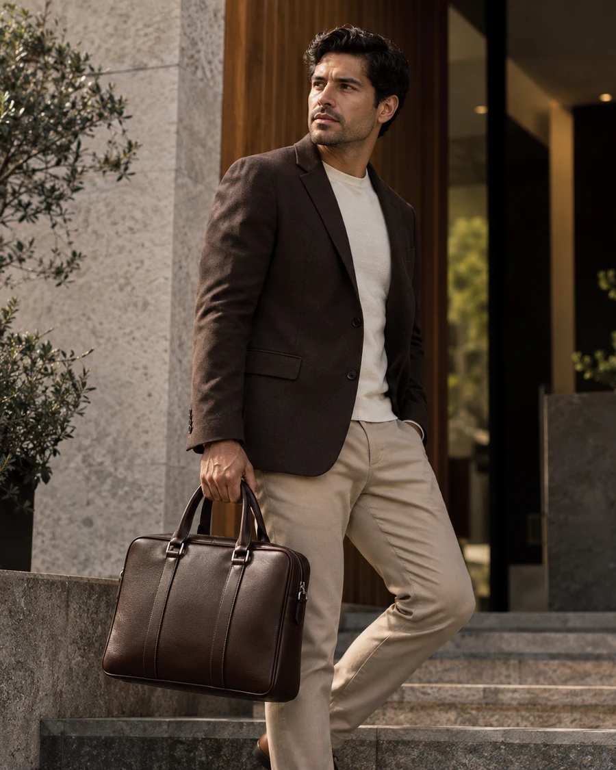 Colección de cuero para hombre